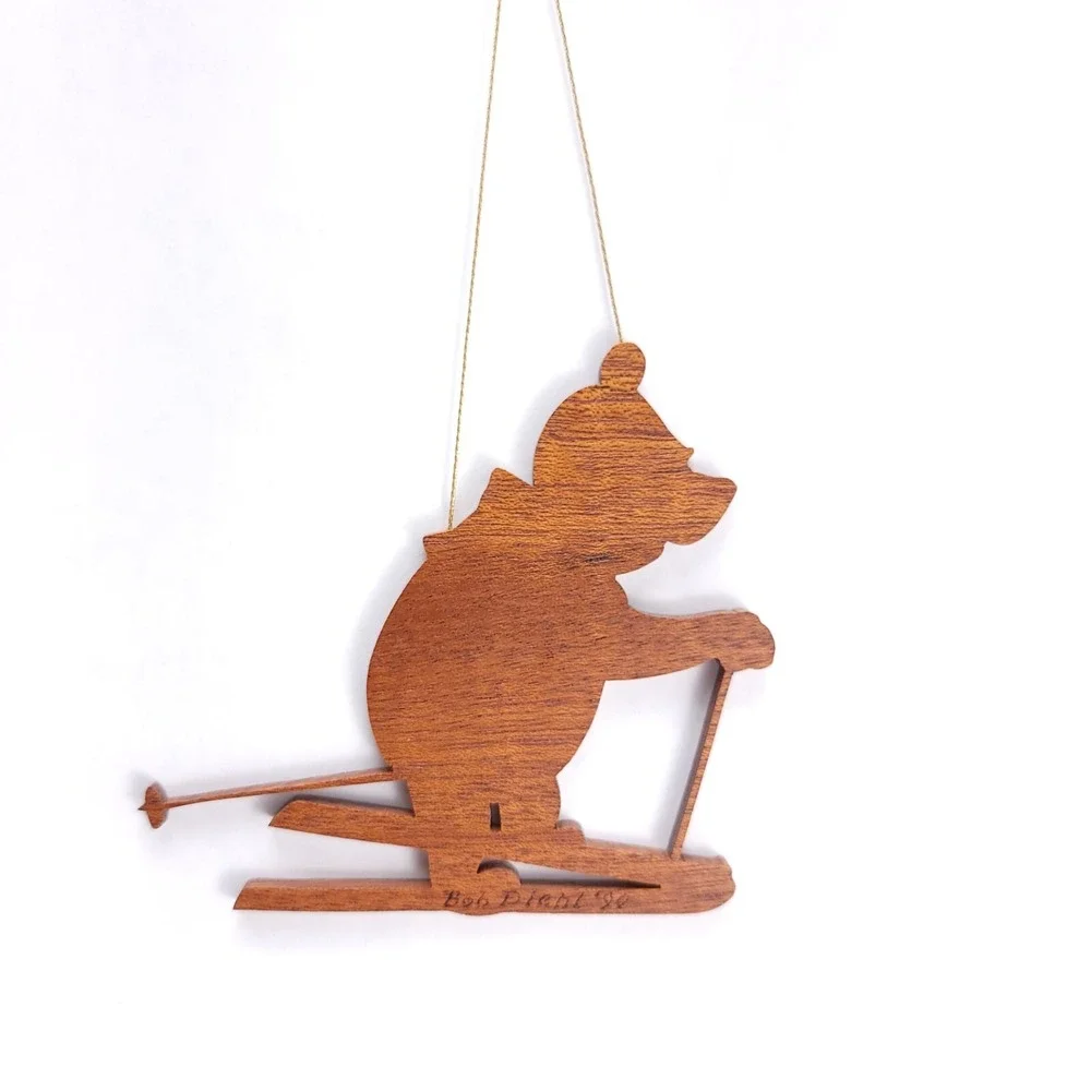 Disney‎ Winnie The Pooh Vintage Wooden Christmas Ornament Bob Deihl 1994